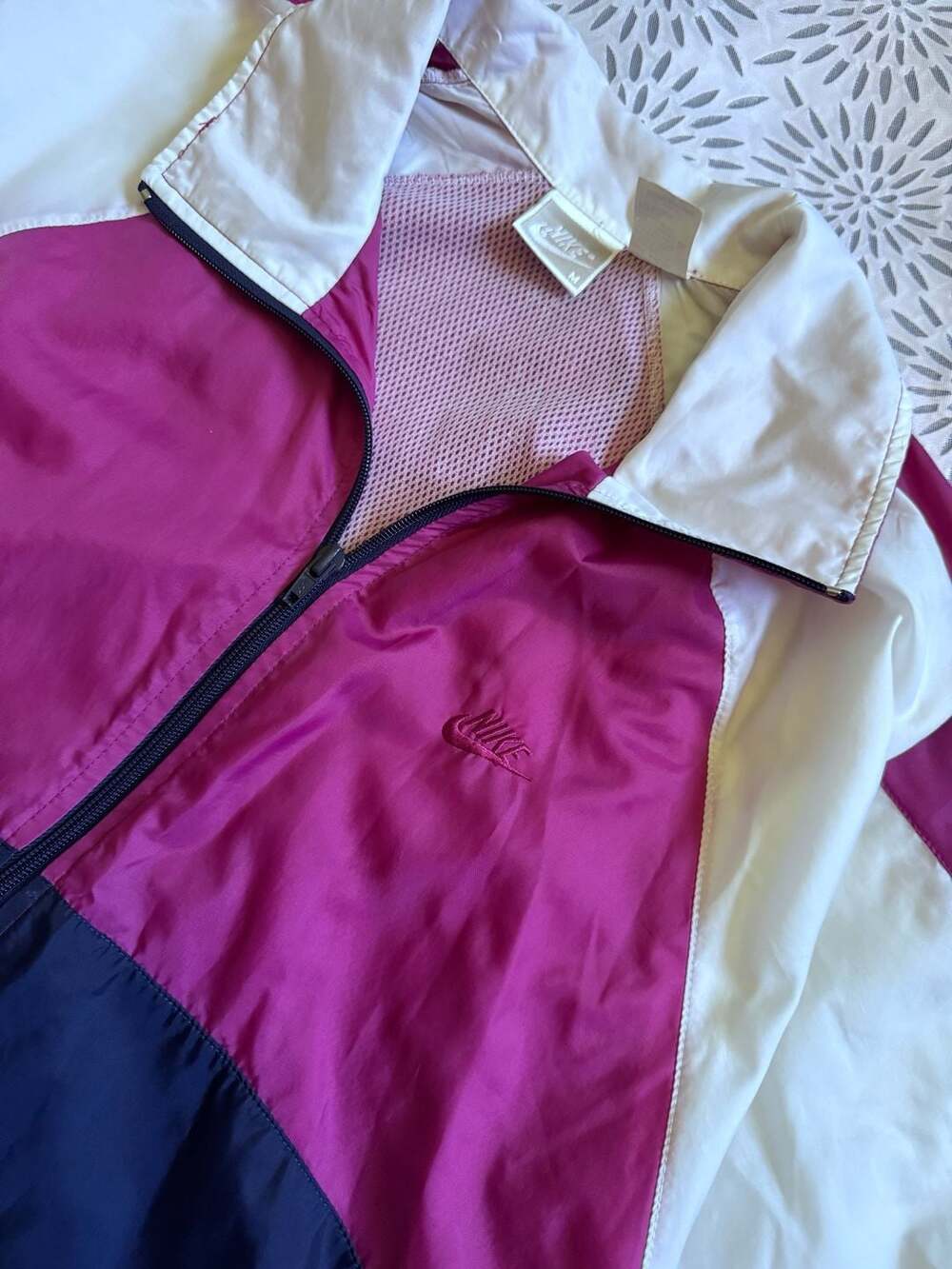 Vintage Nike Jacket Swoosh Logo Windbreaker Women’s Medium